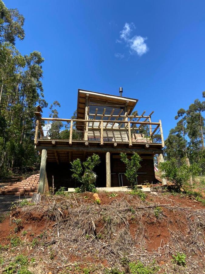 Cabana Rustica Logcabin Osorio Luaran gambar