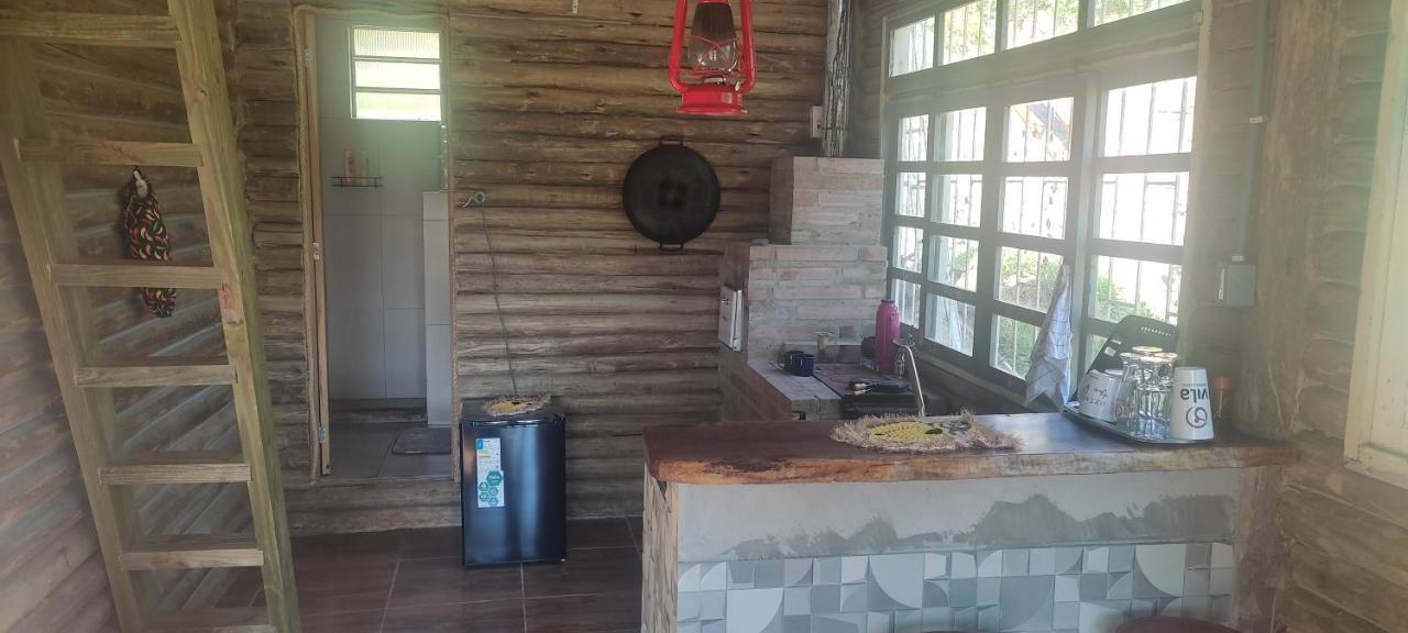 Cabana Rustica Logcabin Osorio Luaran gambar